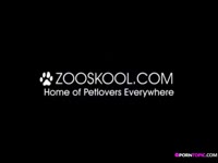 Zooskool pet porn with slut getting banged